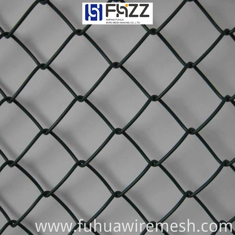 PVC Coated Galvanized Steel Wire Chain Link Fencing